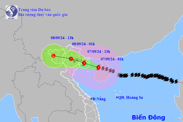 Bão số 3 mạnh cấp 14, giật cấp 17, đang cách Quảng Ninh 200km - Ảnh 1.